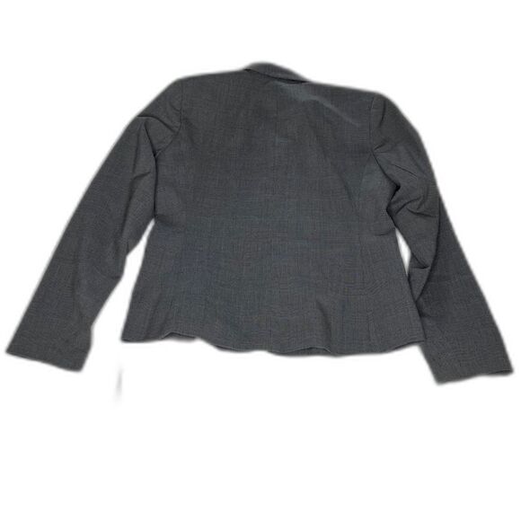 Van Heusen Stretch Women's Blazer Gray Plaid 5 Button Lined Size Small - Picture 4 of 10